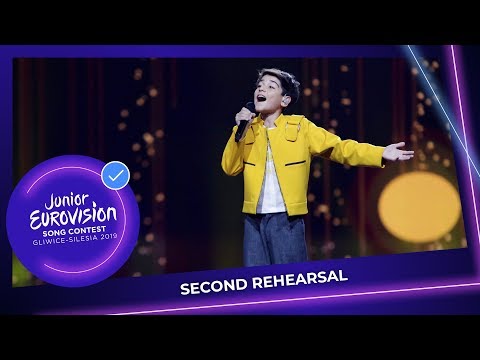 Georgia 🇬🇪 - Giorgi Rostiashvili - We Need Love - Second Rehearsal - Junior Eurovision 2019