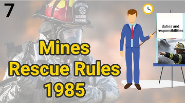 mines rescue rules 1985 || chapter 3 ||