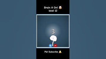 brain it on 🤯 level 12 #technogamerz #p4prime #shorts