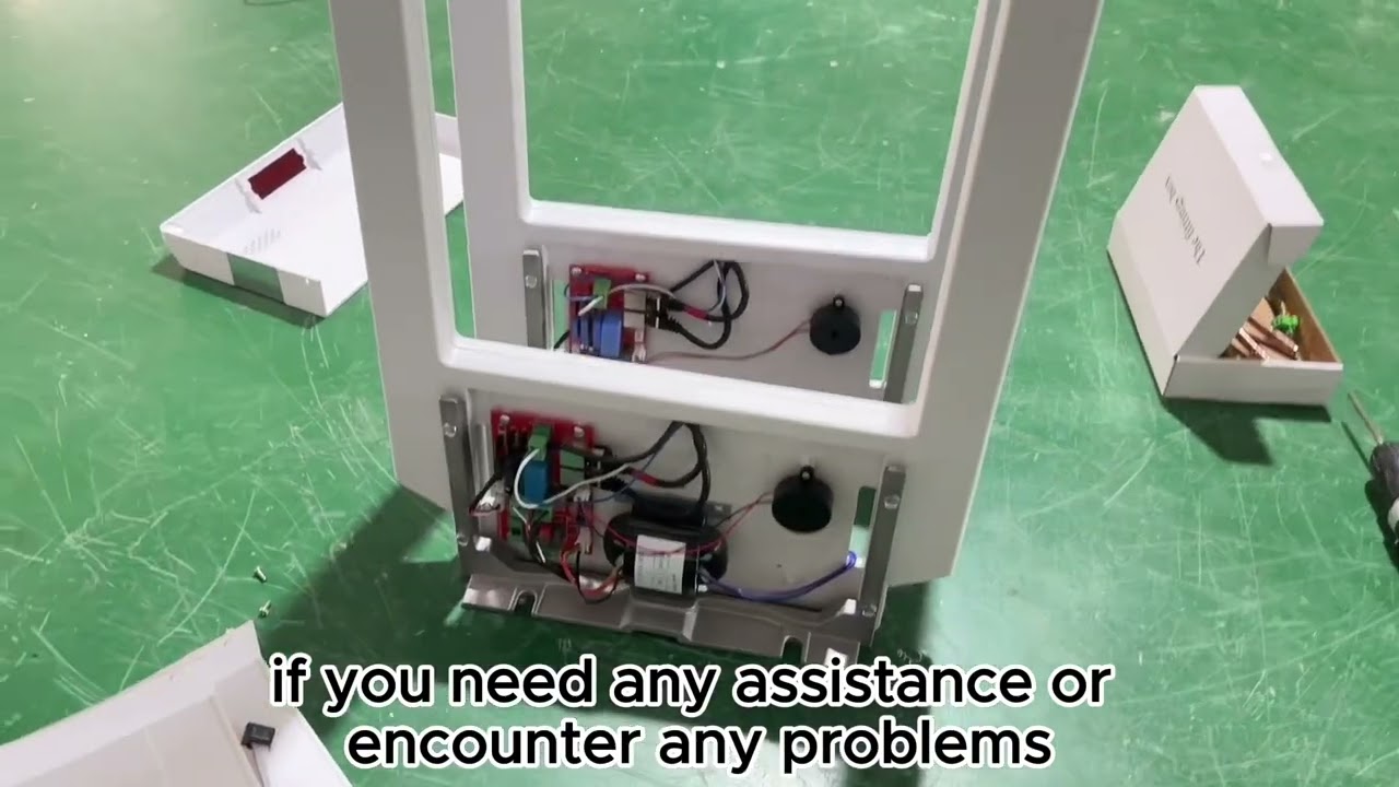 AM-052 for 58KHz eas security checking pointInstallation video