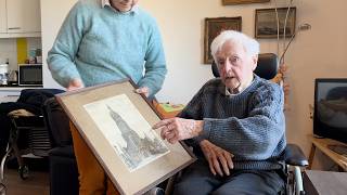 Schiedammer Theo 106, Oudste Inwoner Van Rijnmond, Zoekt Nieuwe Plek Voor Zijn Kunst