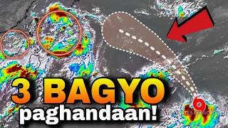 3 BAGYO, NASA PALIGID NG PAR! HABAGAT, MAGTATAGAL PA! 😱⛈️ WEATHER UPDATE TODAY | ULAT PANAHON TODAY