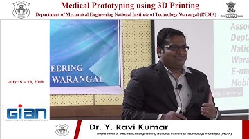 GIAN Program- Dr. Y. Ravi Kumar NIT Warangal Day 3 session 1