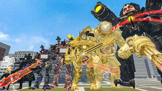 SIZE EVOLUTION BATTLE: NEW G MAN ASTRO UPGR vs SKIBIDI TOILET TOXIC SKULL BOSSES in | Garry's Mod!