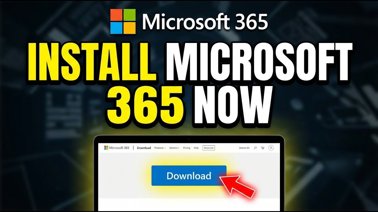 How to Install Microsoft 365 on Your Device - Beginner Guide - YouTube