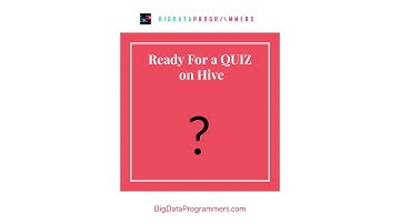 Hive Quiz 1 - 10 Questions.