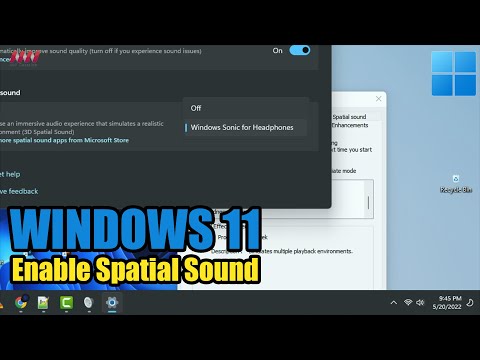 How to Enable Spatial Sound on Windows 11