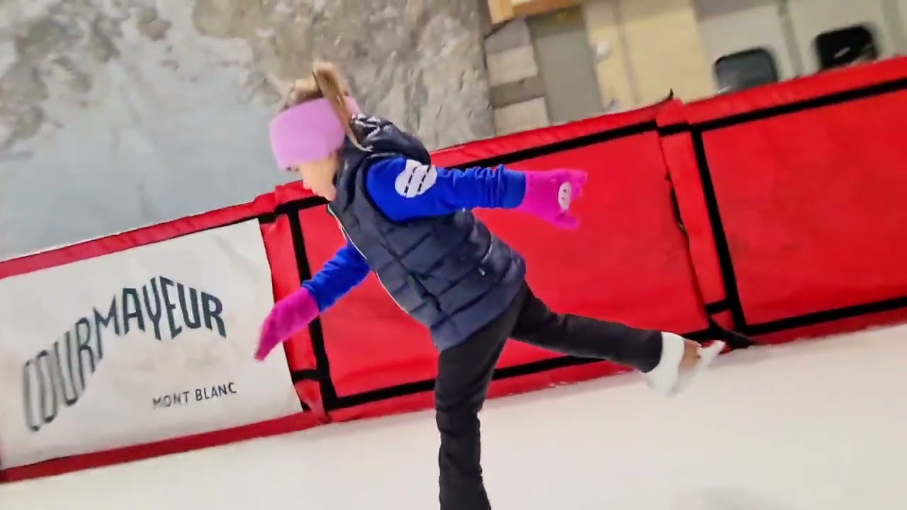 Winter Figure Skating Camp in Courmayeur, Italy ISU Europe Peak Mountain Ryabinin Ice Camps