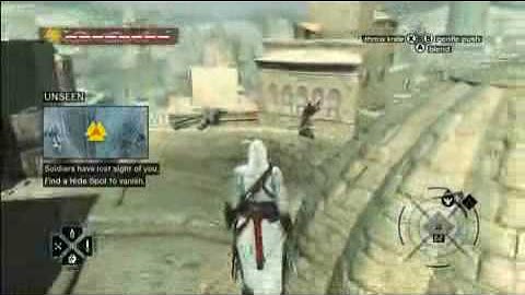 Assassins Creed Walkthrough Xbox 360 - Majd Addin Jerusalem Escape