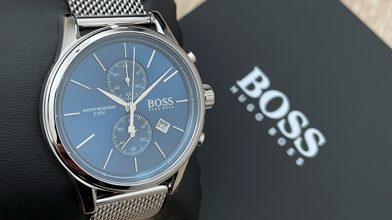 Hugo Boss Jet Stainless Steel Men's Watch 1513441 (Unboxing) @UnboxWatches - YouTube