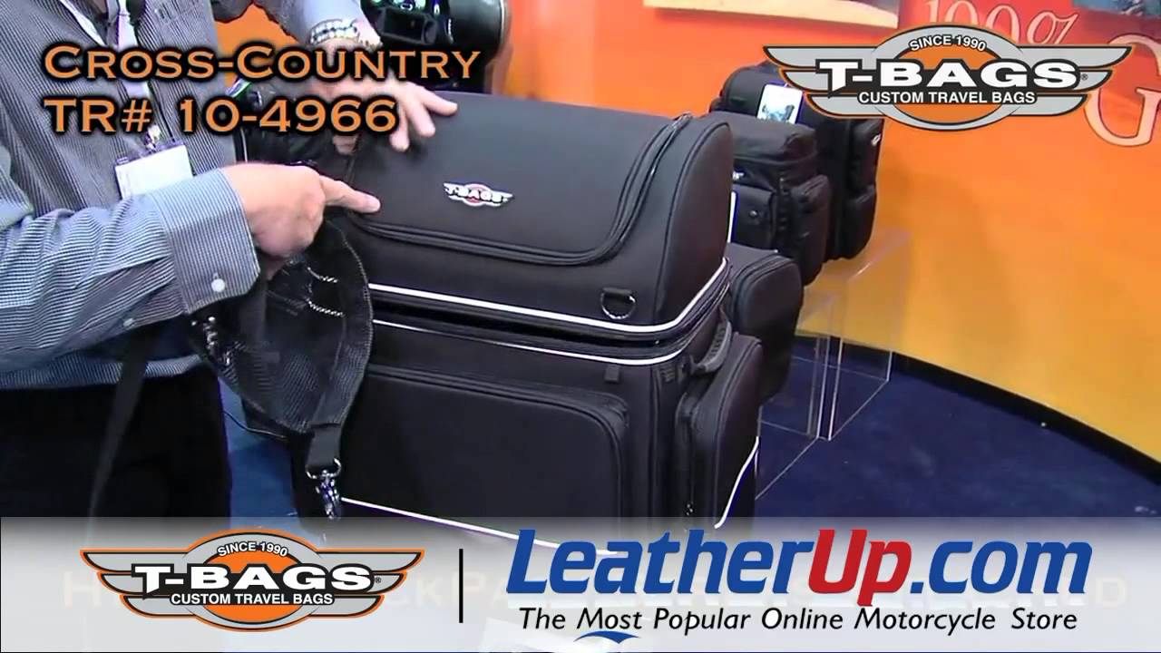 T-Bags Cross Country Bag at LeatherUp.com - YouTube