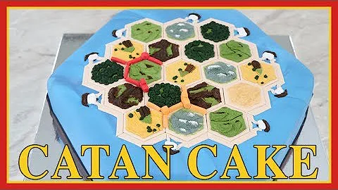 Catan Cake | Game Night | Renee Conner