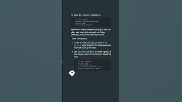 Convert Year/Month/Day to Day of Year in Python #shorts