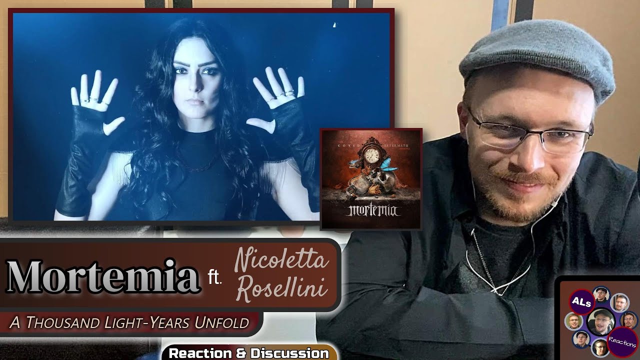 MORTEMIA & NICOLETTA ROSELLINI: A THOUSAND LIGHT YEARS UNFOLD Reaction (With Lyrics)