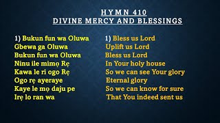 CCC Hymn 410 (Bukun fun wa Oluwa, gbewa ga Oluwa...), C.C.C Redemption Parish, MB, CA