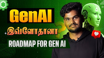 What is Generative AI & Roadmap to Become a Gen AI Engineer 2025 Tamil | AI with Thiru