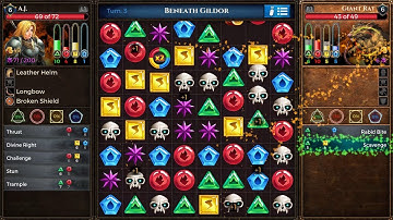 Puzzle Quest: Immortal Edition Gameplay 💀 PS5 - Classic match-3 RPG