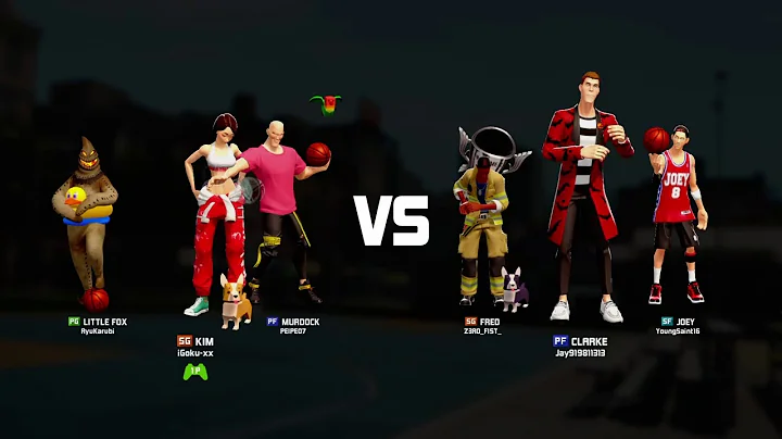 3on3 freestyle - playing p5 kim and joey