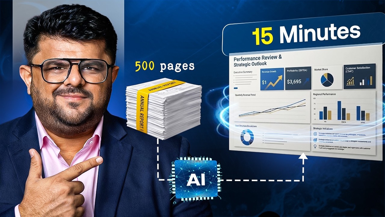 Turn a 500-Page Annual Report Into Insights in 15 mins