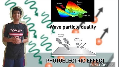 Wave particle duality and photoelectric effect