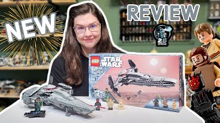 *NEW* Lego Star Wars:  Darth Maul's Sith Infiltrator Review | 75383 | LegoMaster738