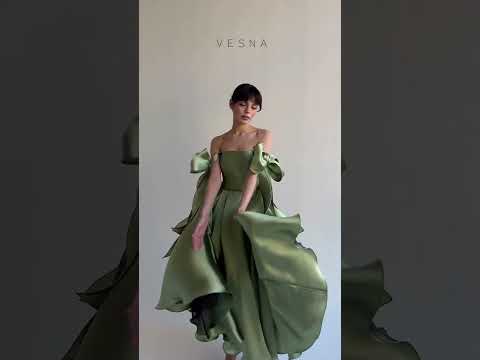 Evening dress #eveningdress #eveningdress2025 #greendresses #greendress #dress