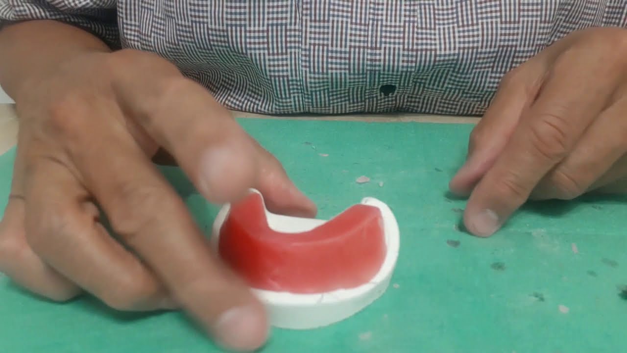 13 elaboracion del rodillo de cera inferior