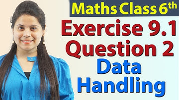 Question 2 - Ex 9.1 - Data Handling - Chapter 9 - NCERT Maths Class 6th