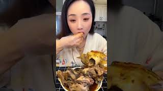 ASMR CHINESE FOOD MUKANG EATING SHOW #17 #shorts