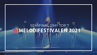 🇸🇪 Melodifestivalen 2021 - SemiFinal 2 - Top 7 (4K)