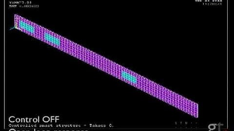 Simulation of Active Vibration Control in ANSYS