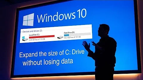 Expand the size of C Drive without losing and formatting data: Windows 10 tips and tricks