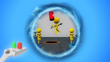 Portal Gun Master 3D 🔫😮 GAMEPLAY (Android)