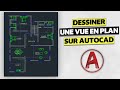 Dessiner une vue en plan complte sur autocad 2023