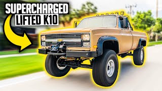 LT4 Swap Exhaust Fabrication for Supercharged K10 - Lifted Chevy Squarebody Ep. 10