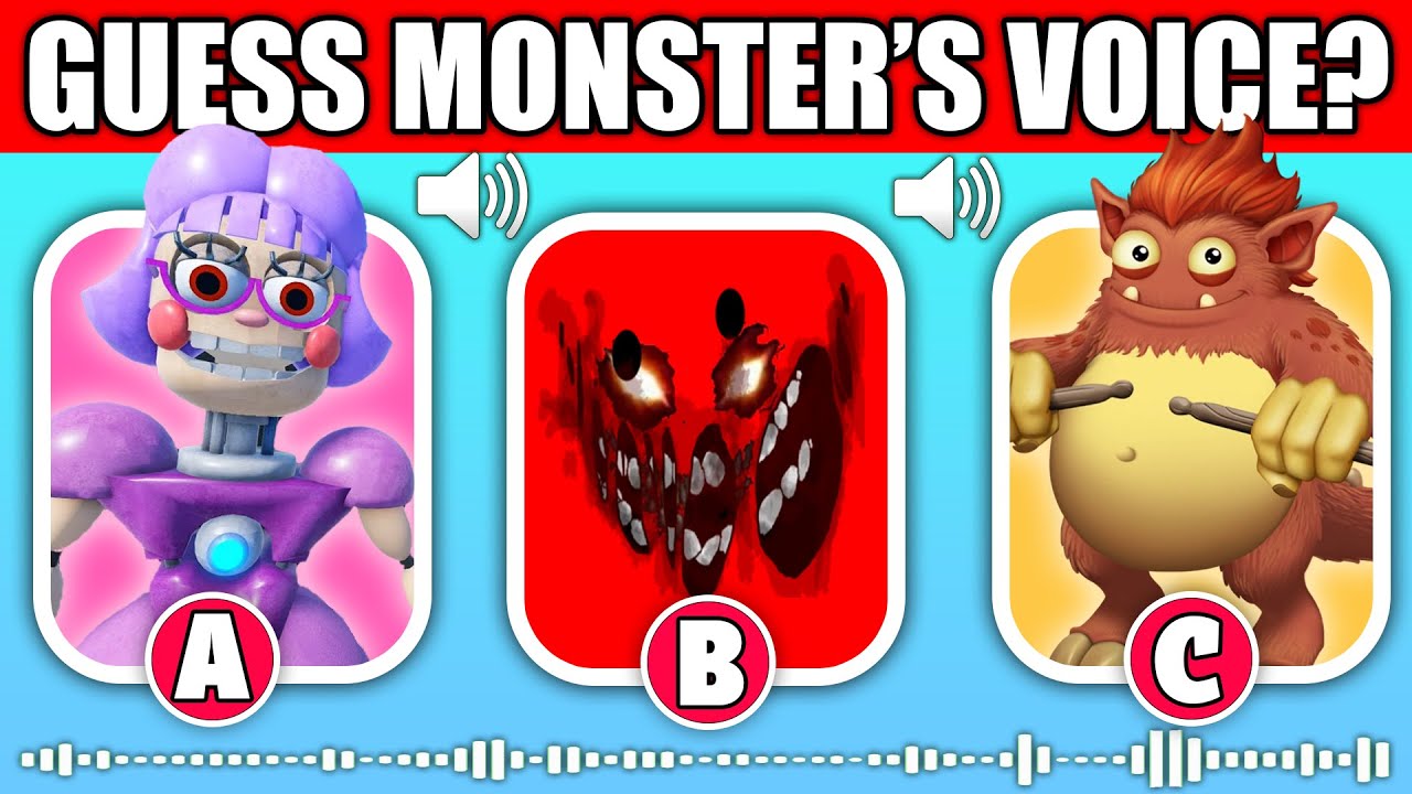 Guess the MONSTERS VOICE #1 ROBLOX DOORS - GARTEN OF BANBAN 2 - Figure