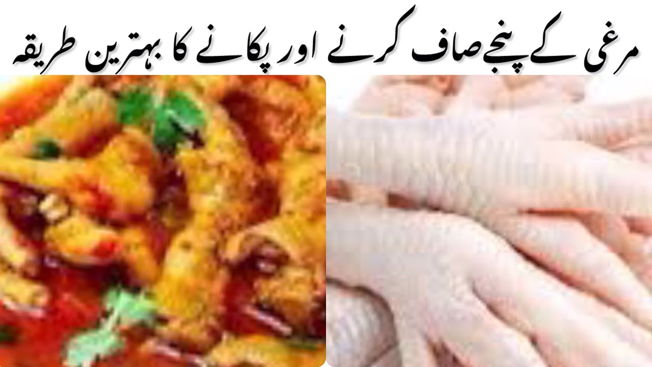 Panjay Chicken panja Recipe | Murghi Panjay Banane Ka Tarika مرغی کے پنجے صاف ...