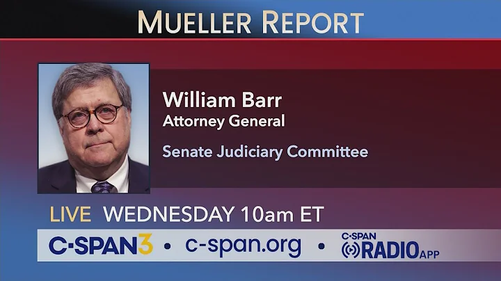 LIVE: Attorney General testifies on Mueller Report before Senate Judiciary Cmte (C-SPAN)