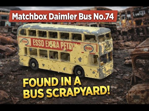 Matchbox Daimler Bus No 74 Diecast Restoration - YouTube