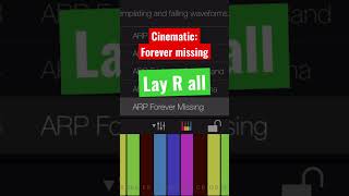 One Finger Cinematic Music Using Layr App