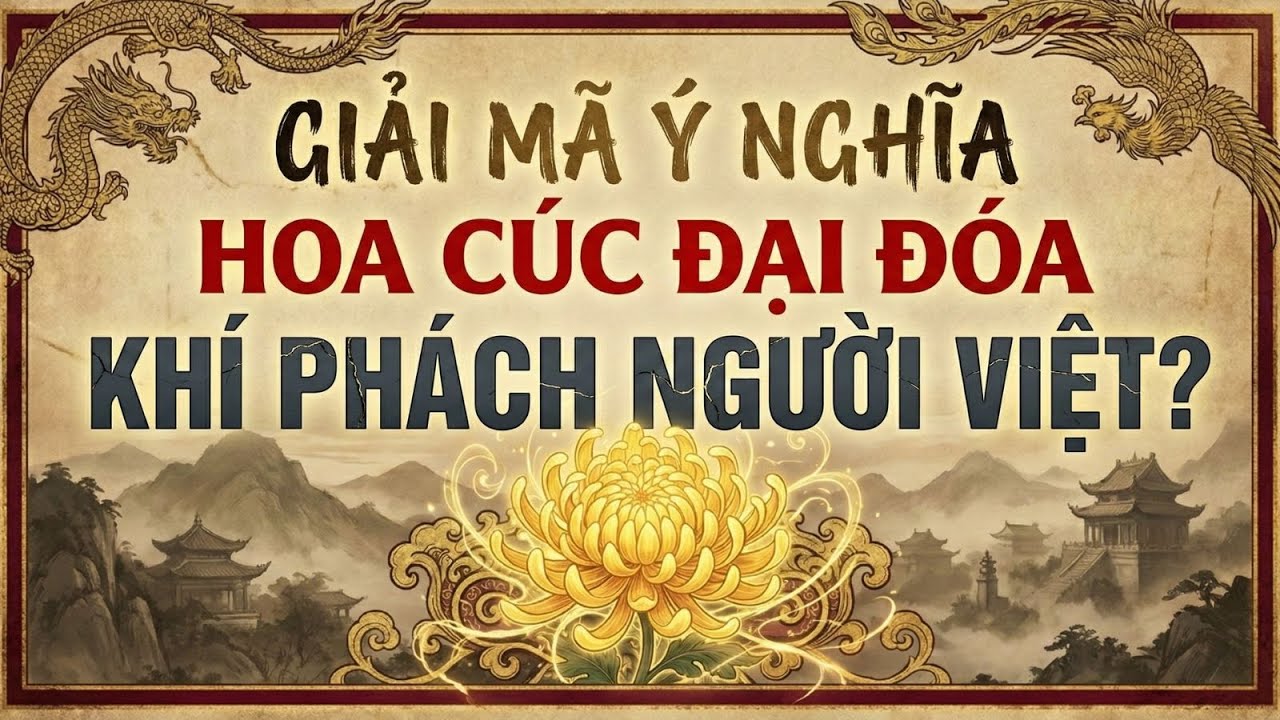 Giải Mã Cúc Đại Đóa Ngày Tết: “Diệp Bất Ly Chi” & Khí Tiết Bị Lãng Quên Của Người Việt Cổ