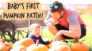 BABY'S FIRST PUMPKIN PATCH!