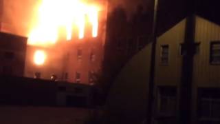 Red Crow Community College On Fire