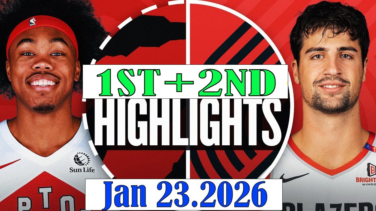 Portland Trail Blazers vs Toronto Raptors 1st+2nd Qtr Jan 23.2025 Highlights | NBA HIGHLIGHT