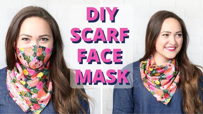 Scarf Face Mask Sewing Tutorial | FREE Face Mask Pattern | Sweet Red Poppy - YouTube scarf-face-mask-pattern-pretty-stylish-jennifer-maker