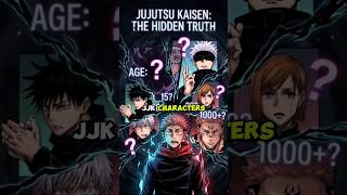 JJK Characters Ages Are Actually INSANE 💀#jjk #gojo #sukuna #anime