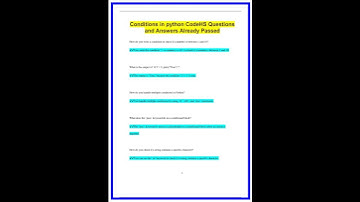 Conditions in python CodeHS Questions and Answers Already Passed1133 636x882