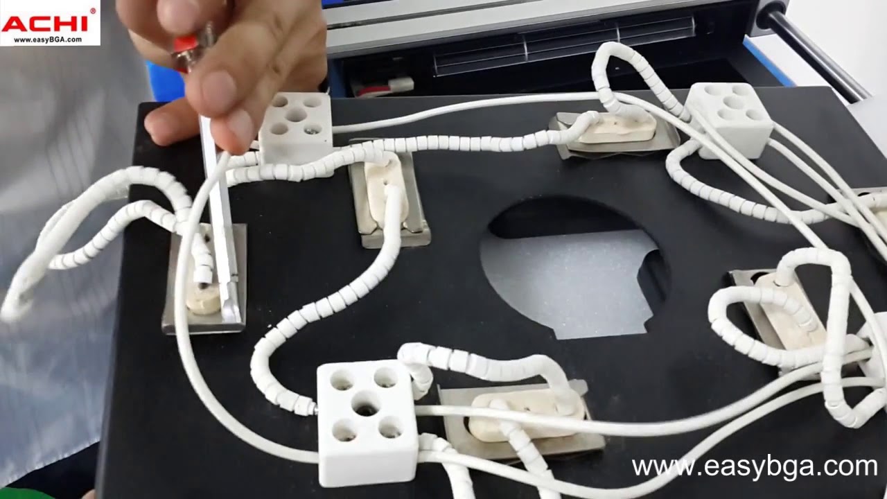 ACHI IR12000 - How to replace the bottom ceramic plates for rework ...