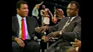 Bryant Gumble Interviews Joe Frazier Ken Norton Larry Holmes Muhammad Ali 1989 Part 2