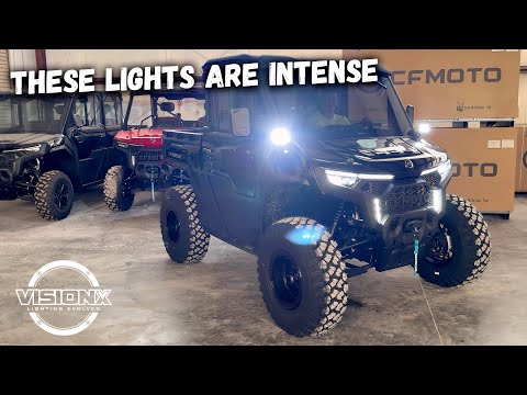 CFMOTO U10 Pro VisionX LED Lighting Install & Review | Valor Alpha Tires & Wheels